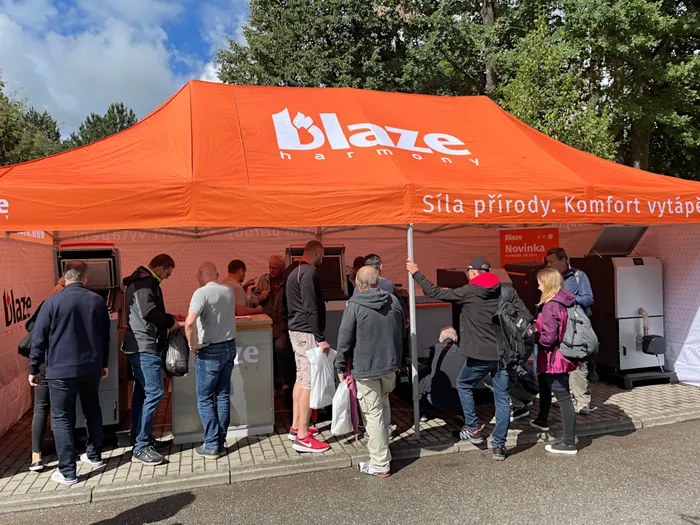 Stánek BLAZE HARMONY na výstavě Země živitelka 2021