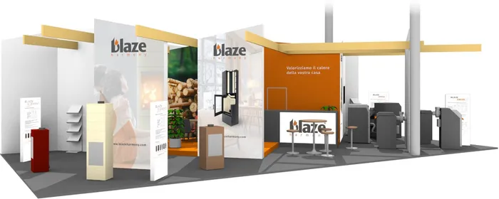 Stand BLAZE HARMONY - Hall 5 C28 BLAZE HARMONY stand on Progetto Fuoco
