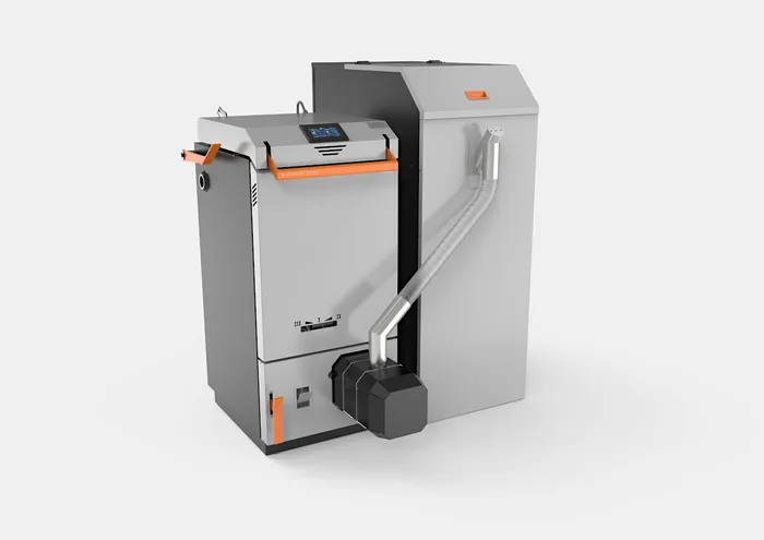 Kombinovaný kotel na dřevo a pelety